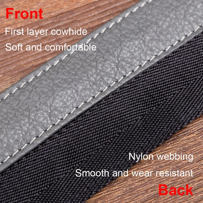 Originali Fatti A Mano Coreano Stile Semplice del Cuoio Genuino Tracolla della Fotocamera DSLR Neck Strap per Canon Nikon Sony Fuji Olympus