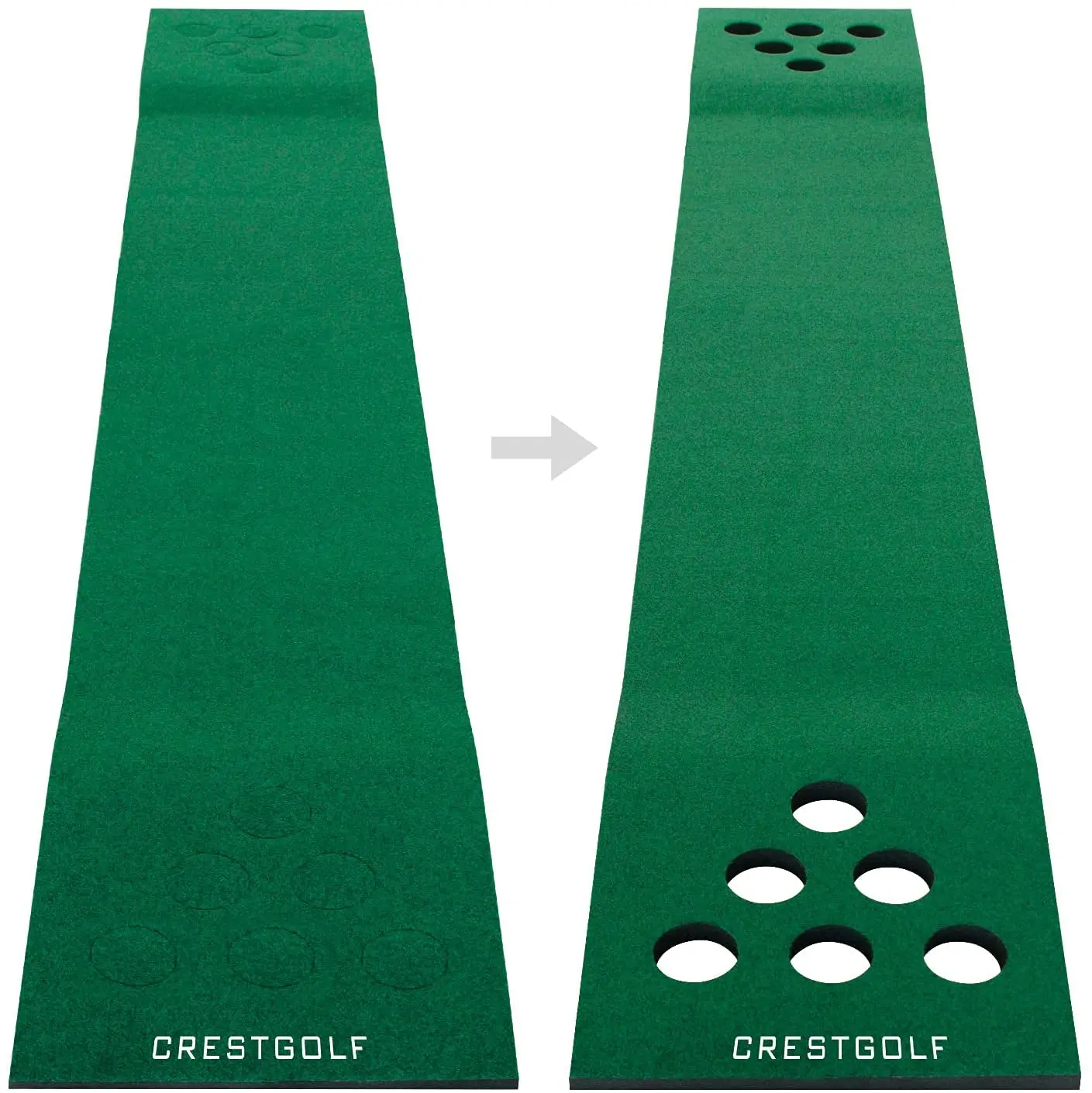 Golf Putting Mat Game Set Green Mat for Home Use Training Equipment Golf Putting Practice Mats for Outdoor/Indoor Family Party