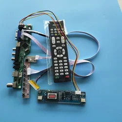 Kit For M185B1-L02/L03/L05/L06/L07 M185B1 1366x768 VGA AV 2 lamps Audio LCD Panel Controller Board TV HDMI-compatible USB LED