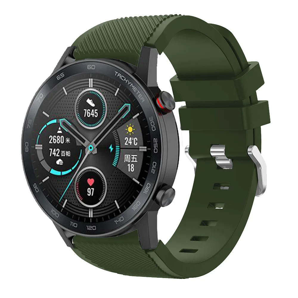 Correa de silicona de 22mm para reloj Xiaomi Huami Amazfit Pace, pulsera deportiva para Huawei Watch GT, repuesto