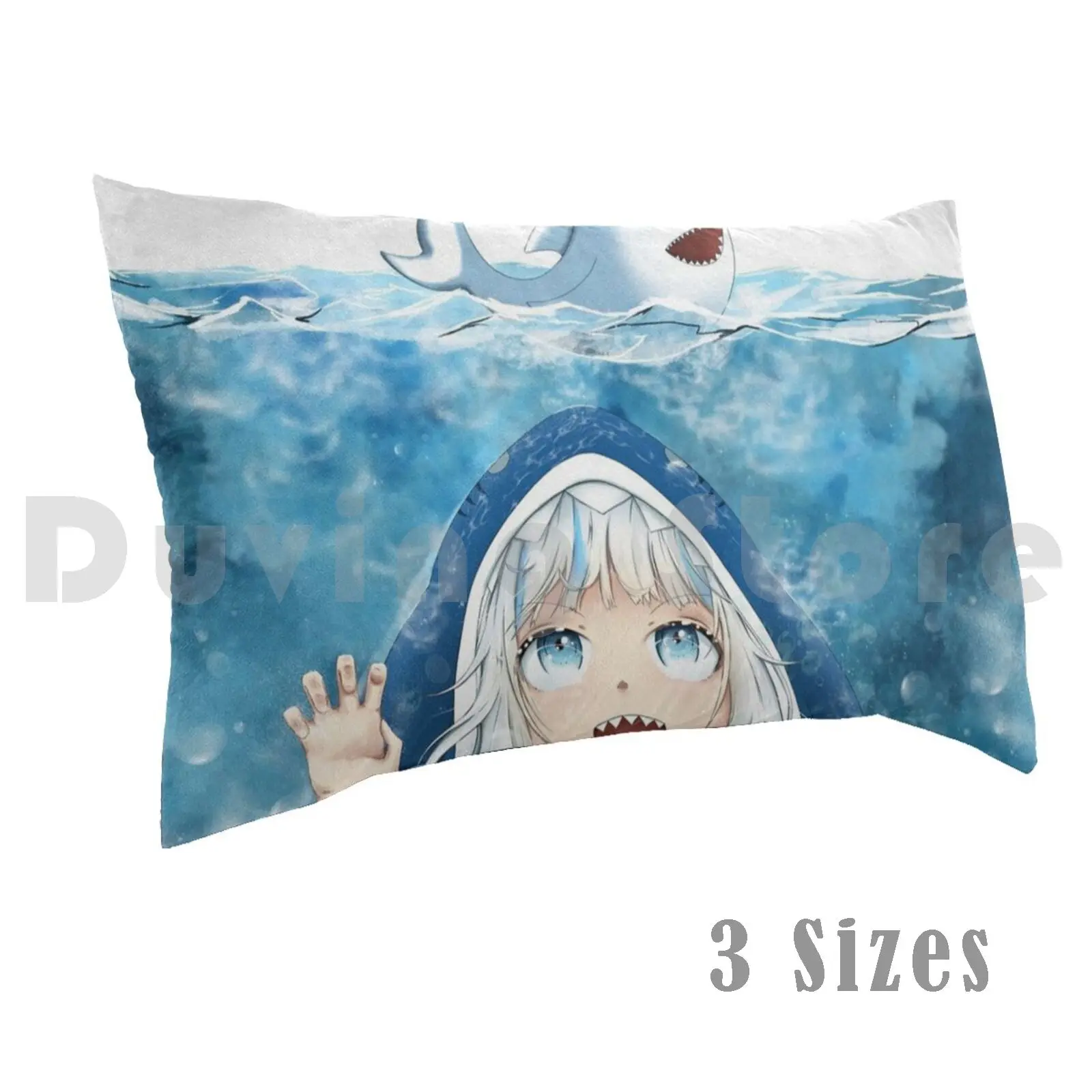 Gawra GuraPillow case Gawr Gura Gawr Gura Gawrgura Gawrt Hololive Holomyth Holoen English En Vtuber