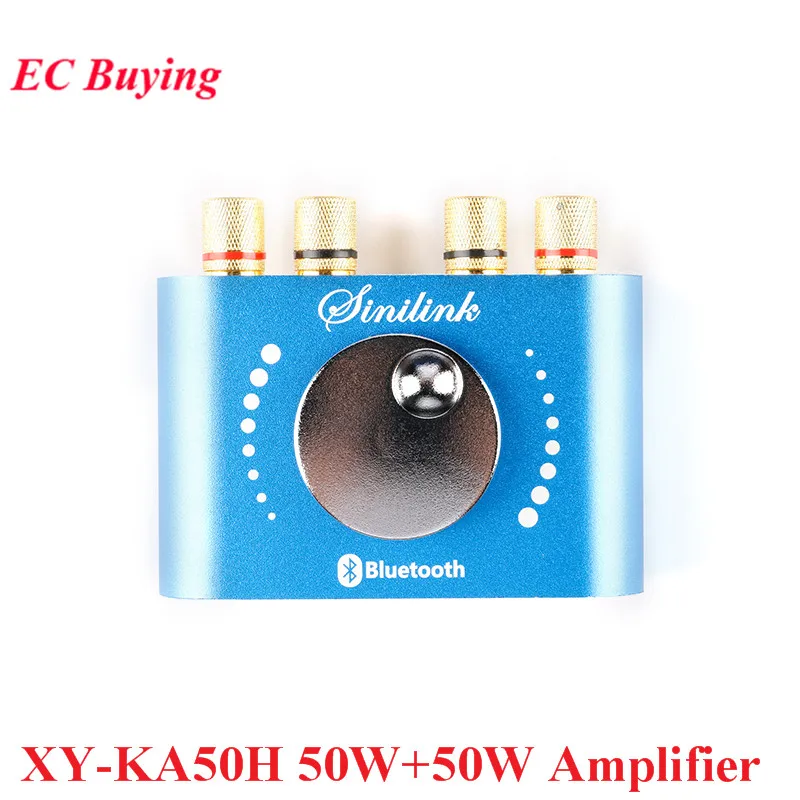 XY-KA50H 50 واط + 50 واط مكبر للصوت مجلس بلوتوث متوافق 5.0 وحدة TPA3116D2 HIFI 2.0 مكبر صوت ستيريو الصوت الرقمي الطاقة APP AUX #4