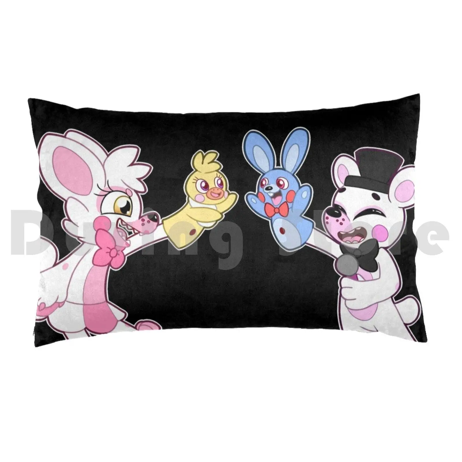 Funtime Foxy And Pillow Case Printed 35x50 Fnaf Sister Loaction Five Nights At Bonnie Chica