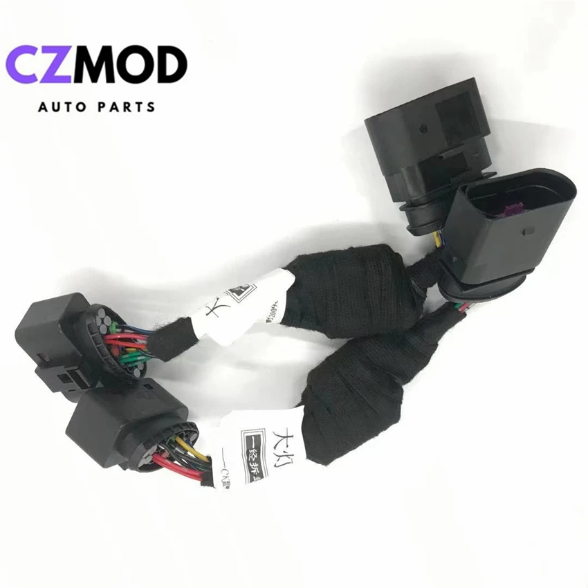 CZMOD Car Headlight Modification Upgrade Transfer Wire Harness Headlamp Modify For 12-16 Audi A4 Halogen To Xenon Plug And Play