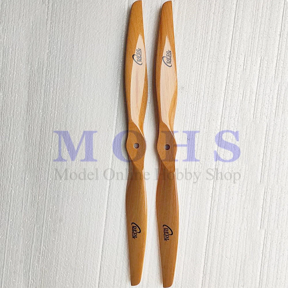 2pcs/lot wood props electric propeller 14 15 16  inch RC model beech wooden propellers electric RC aircraft aircraft props