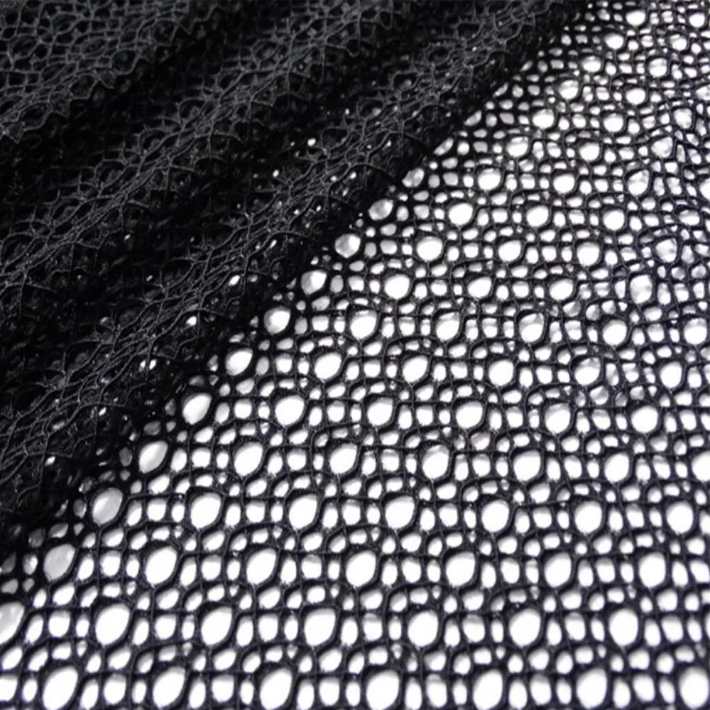 Fashionable Mesh Lace Fabric, Hollow Stretch Fabric for Wedding, Sexy Lingerie Apparel, Designer Sewing Dress, 1 Yard