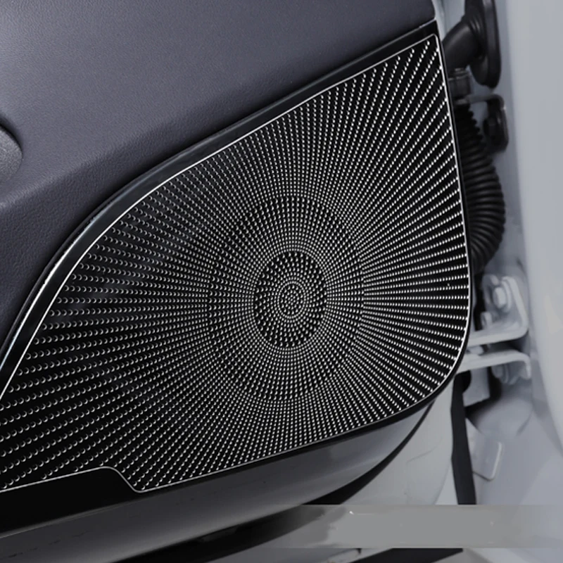 New for Tesla model 3 Car accessories front column roof horn hood speaker cover sound decorative frame sequins a pillar horn