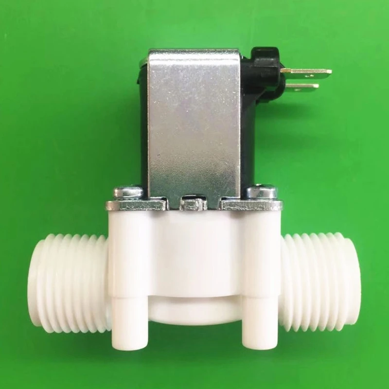 โซลินอยด์น้ำ12V โซลินอยด์ไฟฟ้าน้ำ C น้ำเข้าปิดน้ำไหลพลาสติก