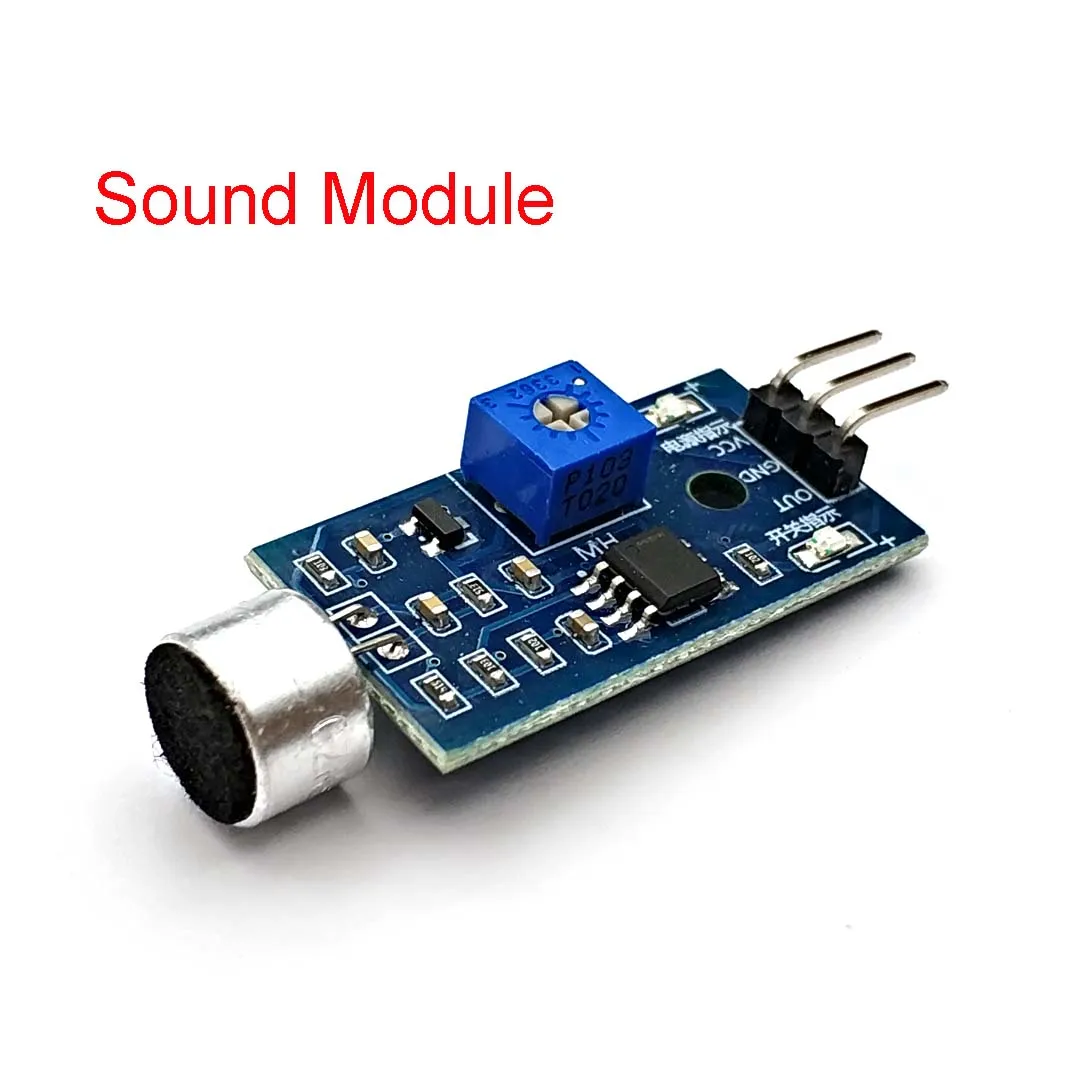 Microphone Sound Detection Sensor Module Sound Sensor Intelligent Vehicle for Arduino