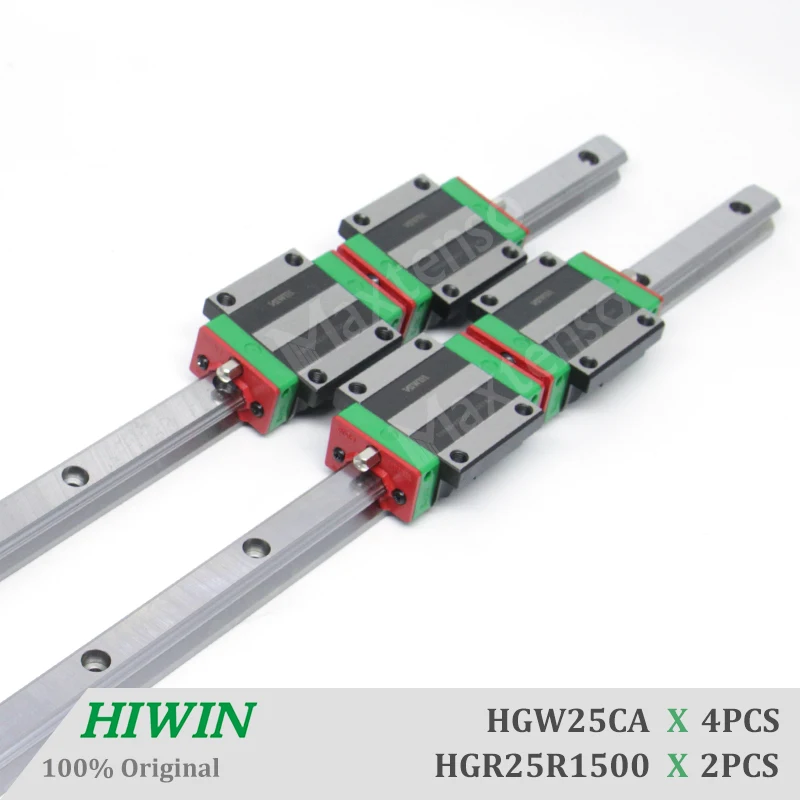 

HIWIN HGR25 линейная направляющая HGW25CA CC блоки каретки маршрутизатор части 1500 мм линейные направляющие для ЧПУ частей тяжелой нагрузки