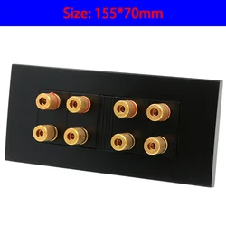 KYYSLB 155*70mm 118 Type Medium Panel Can Be Equipped with 3 1-bit Modules + 1 1.5-bit Modules