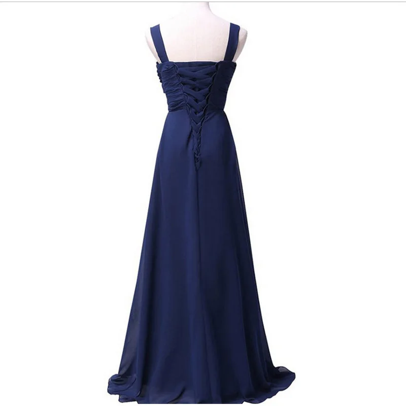 Uma linha chiffon elegante alças flores plissado fora do ombro vestidos de dama de honra festa de casamento formal baile de formatura noite rendas acima de volta