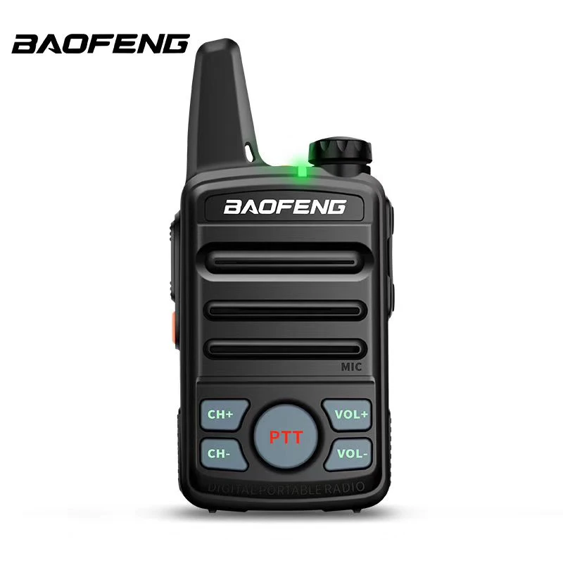 Baofeng-walkie talkie de 400-470mhz, 2 peças, rádio uhf compacto com fone de ouvido