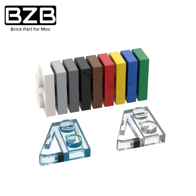 BZB MOC 24299 2x2 Wedge Board (Left) High-tech Creative Building Block Model Kids Toys DIY Brick Parts Best Gifts