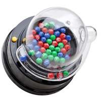 Mini Portable Bingo Machine Lottery Toy Desktop Game Electrics Lotto Games Machine Number Picking Machine Entertainment Board