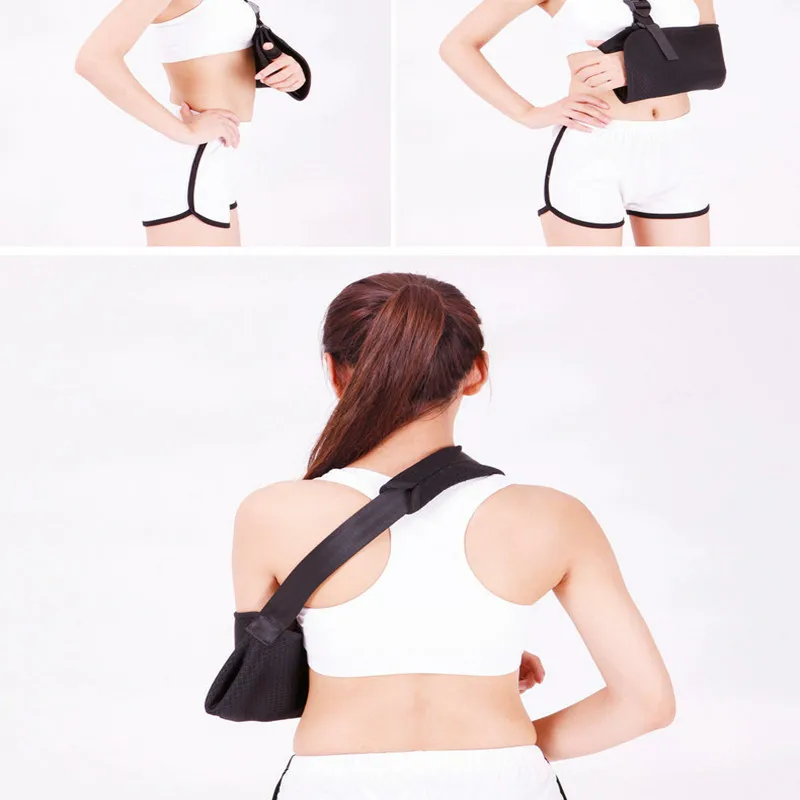 1x Adjustable Breathable Arm Sling Universal Support Shoulder Strap Brace Immobilizer Wrist Elbow Forearm Support Brace Strap