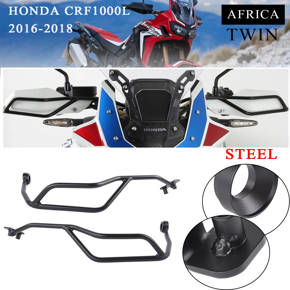 

Steel Handguard Hand Guard Handlebar Handle Protector for Honda CRF1000L CRF 1000 L CRF1000 L Africa Twin 2016-2018 2017