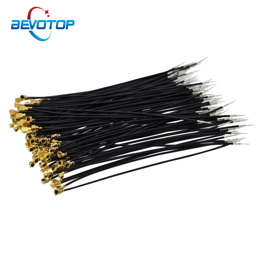 

100pcs 2.4G IPEX Pigtail Cable IPEX4 / IPEX1 Receiver Antenna XM XM Plus R-XSR RXSR compatible For RC Multirotor FPV Quadcopter