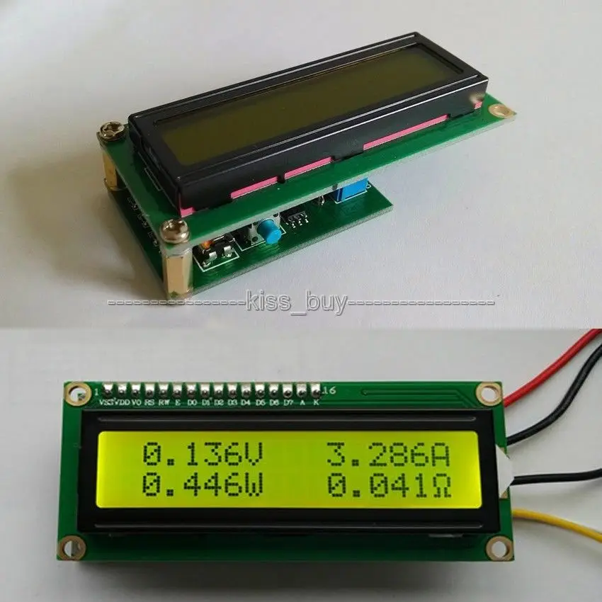 VOLT Ammeter /power/ coulomb AH meter /resistance TIME battery capacity tester