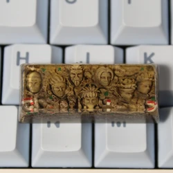 Keycap DIY 3D Epoxy craft keycap animation Hokage wall keycap is suitable for cherry MX cross shaft R4 height ENTER key position