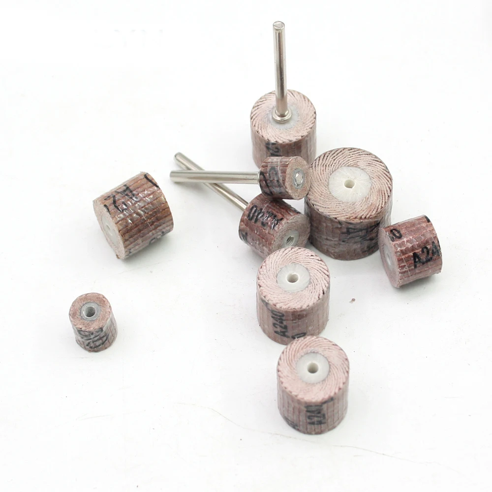 Roda abrasiva para Jade Stone Carving, Bits de polimento, Rodas de Lixa, Lixa, Polimento Moagem, 10Pcs