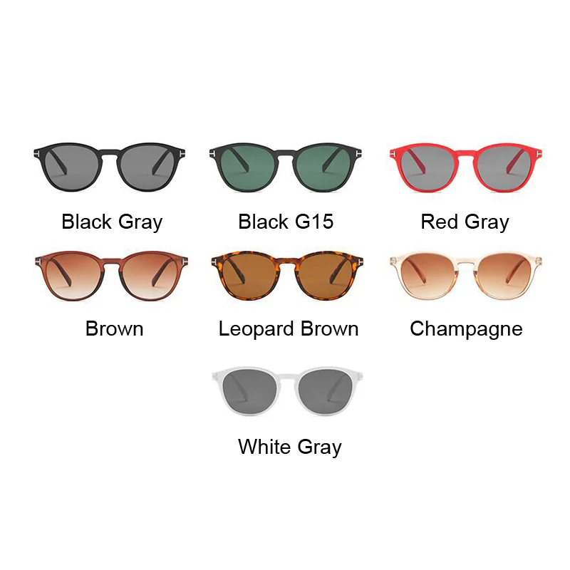 Classic Vintage Tom Round Sunglasses Man Retro Style Brand Designer Sun Glasses Male Female Fashion Street Tide Unisex Woman