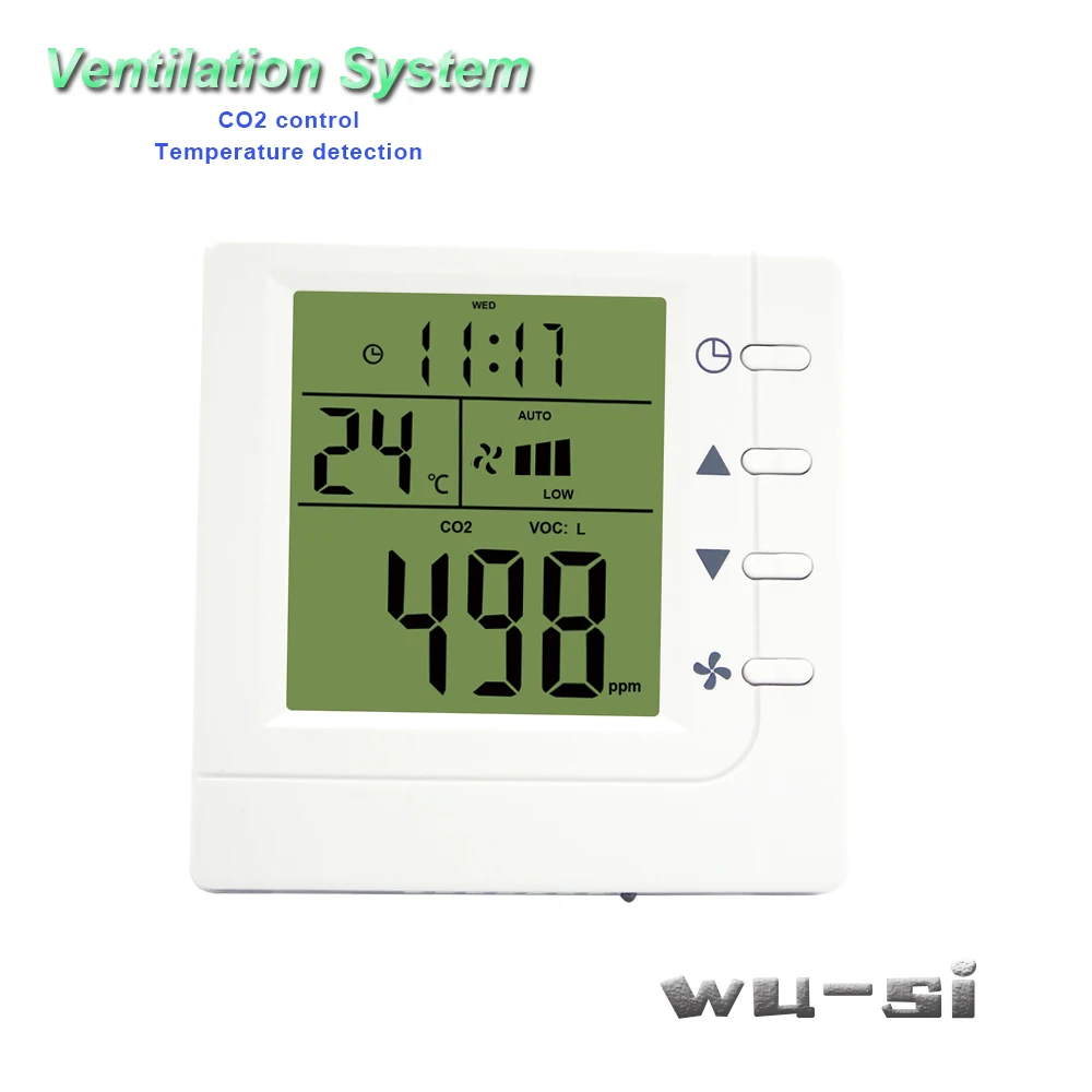 Indoor air quality monitor CO2 regulator with RS485