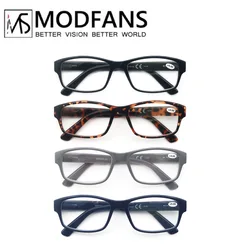 Large Reading Glasses Men Rectangle Oversize Frame Readers Eyeglasses Spring Hinge High Quality Comfortable Wear with Diopter