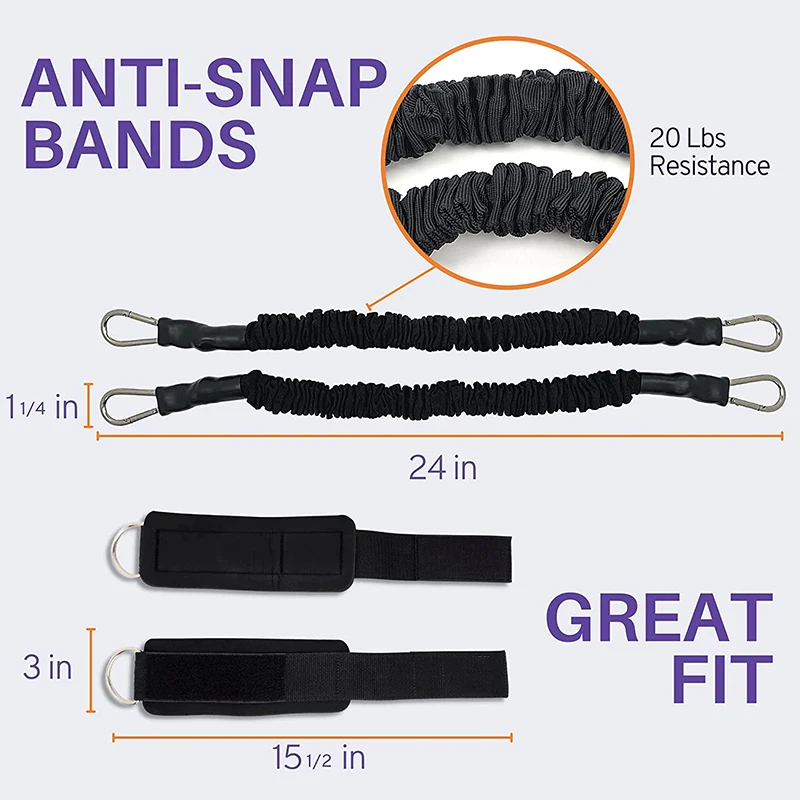 Elastic Resistance Band Suit for Crossfit Training Exercise, Yoga Tubes, Pull Rope Expander,Cadio Training