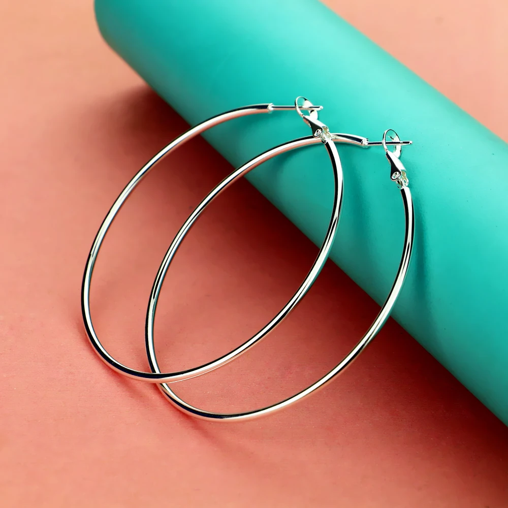 Unique Design 925 Sterling Silver Earrings for Women Distinctive Dainty Statement Chic Trendy Delicate Party Fashion Jewelry