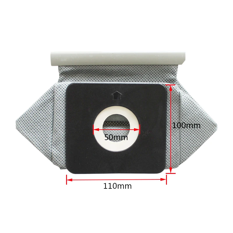 Zmywalny uniwersalny worek filtrujący kurz do Philips/Electrolux/LG/Haier/Samsung odkurzacz torby materiałowe wielokrotnego użytku 11x10cm