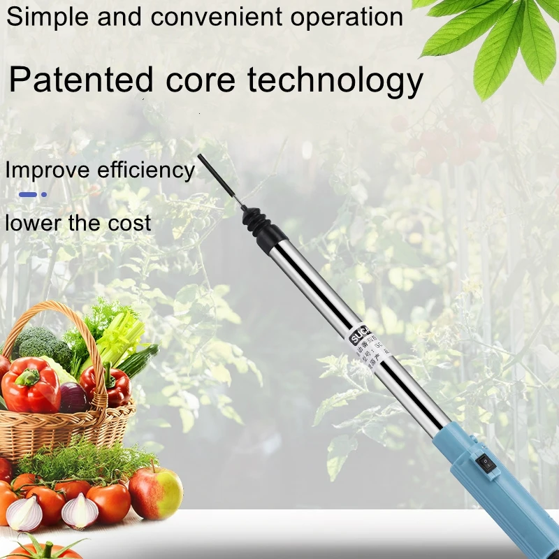 Tomato Electric Pollinator Flower Spray Artifact Flower Spotting Machine Cucumber Dip Vibration Pollinator