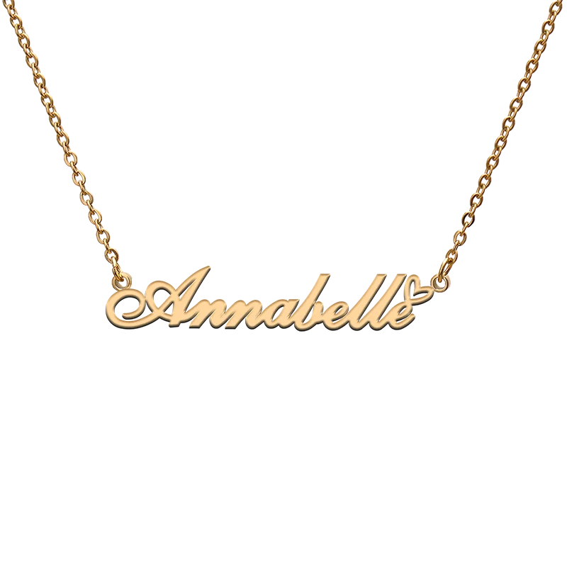 

Custom Personalized Name Necklaces for Annabelle Best Friends Birthday Christmas Mother Days Jewelry Gifts