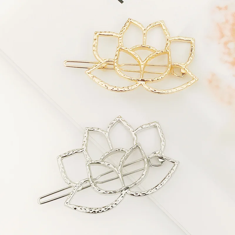 Fashion Multi-style Simple love Hair Clip Pin Metal Geometric Alloy Hairband Moon  Hairgrip Barrette GirlsWoman Hair Accessorie