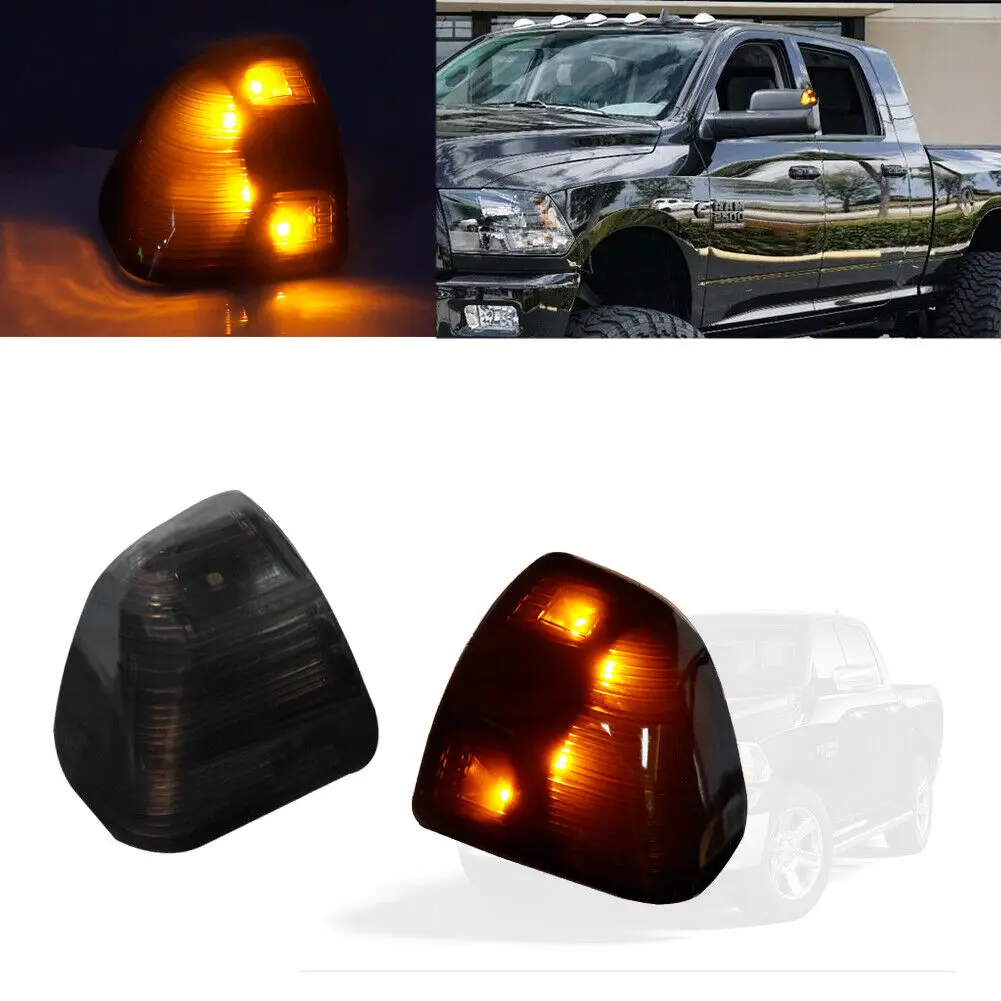 

Left & Right Side LED Outside Rear View Mirror Turn Signal Lamps Clear Cover Lens Fit For Dodge Ram 1500 2500 3500 4500 5500