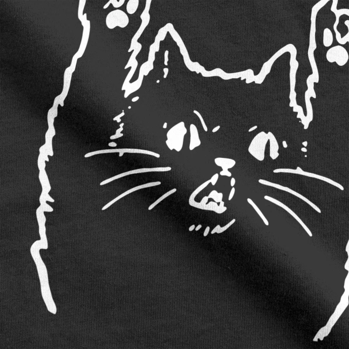 Rock Band Cat Metal Meowtallica Men T Shirts Vintage Tees Short Sleeve Round Neck T-Shirts Cotton Party Clothes