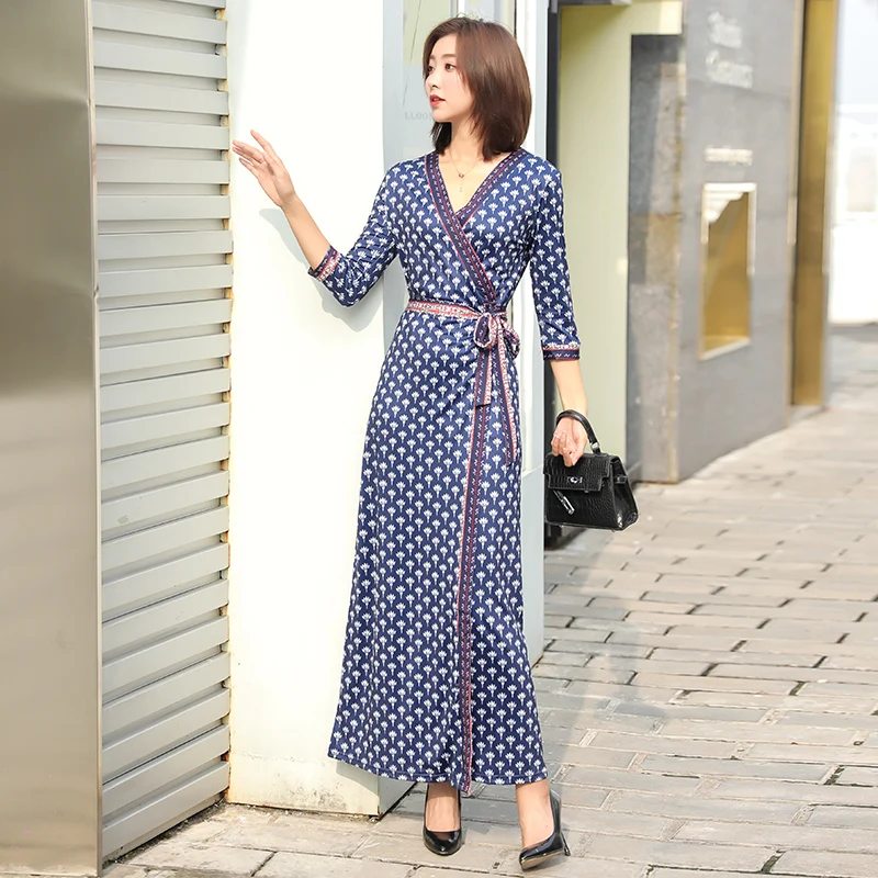 Vestido largo de verano con estampado para mujer, prenda Vintage de gran tamaño, de manga corta, para fiesta y playa, para baile de graduación, novedad de 2021