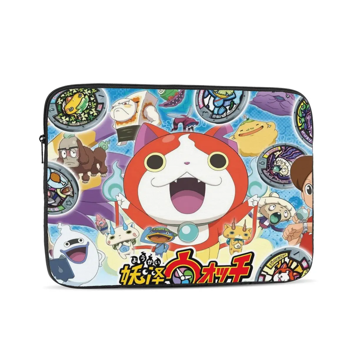 Yo Kai Watch Computer ipad Laptop Cover Case17 15 13 12 10 Inch Laptop Sleeve Bag Portable Cover Fundas Pouch