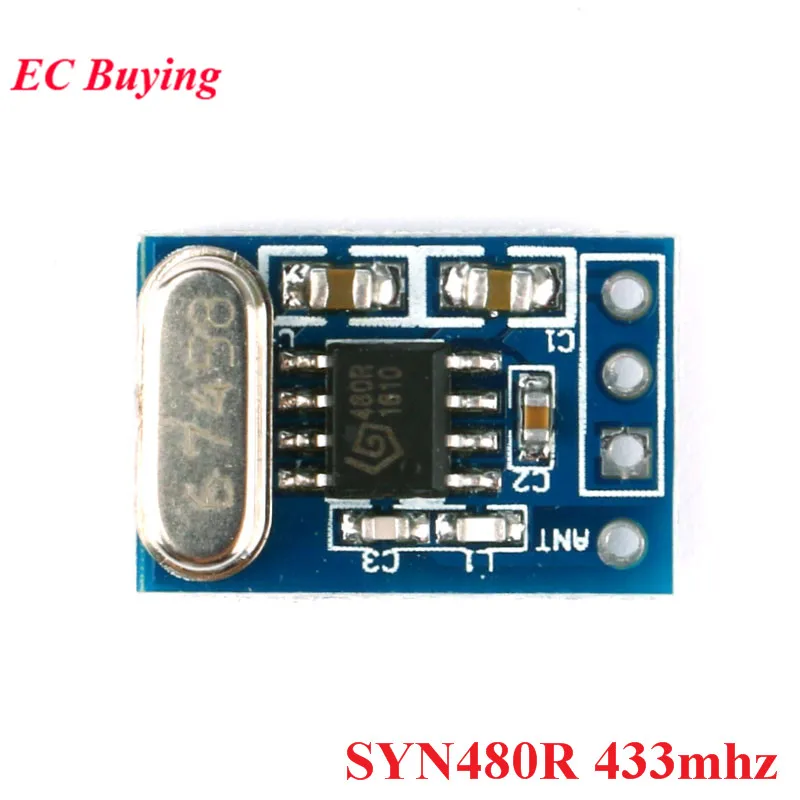 1-10Pcs SYN115 SYN480R F115 315MHZ 433MHZ Wireless Receiver Transmitter Module Board ASK/OOK 6.7458 13.560MHz Crystal Oscillator