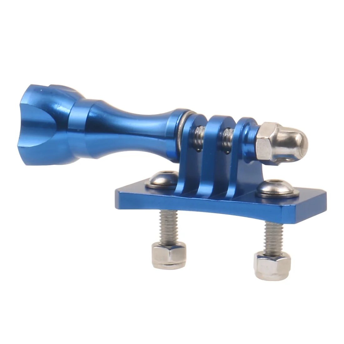 Mini tripé de alumínio para capacete, adaptador fixo de montagem para gopro 13 12 11 10 9 8 7 insta360 one r câmera de ação bicicleta ciclismo