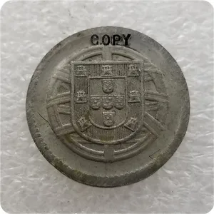 Portugal 2 Cent 1918 Eisen (Eisen) Währungskopie Gedenkfeier 10 Hauptverkaufsmünzen Portugal - №7