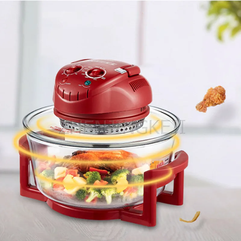 

12L Oil-free Electric Air Fryer Visible Household Automatic Oven Electric Cooker Multifunctional French Fries Toaster Pan