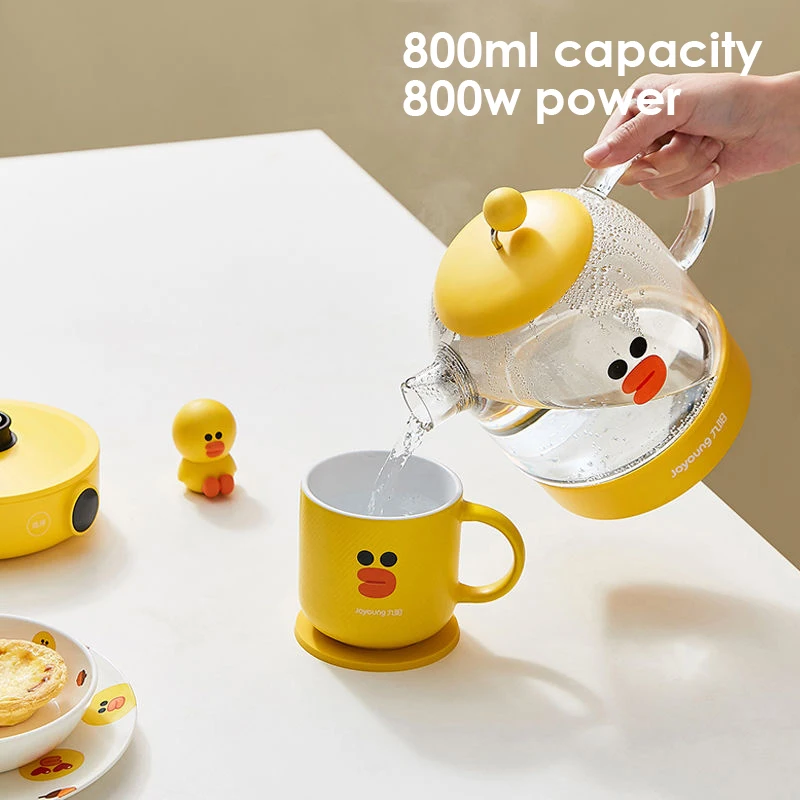 Joyoung D601ไฟฟ้ากาต้มน้ำไฟฟ้าหม้อ800ML น่ารักในครัวเรือนสุขภาพรักษาหม้อฉนวนกันความร้อนมัลติฟังก์ชั่ Boling น้ำทำอาหาร