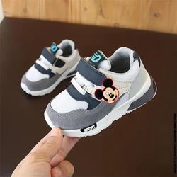 Disney dziecięce buty dziecięce trampki Mickey Mouse kaczka dziewczyny Chaussure Enfant Minnie przypadkowi buty dla chłopców 1-6 lat