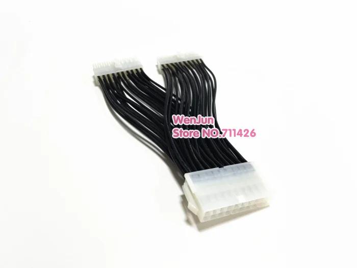 ATX 20pin Female to Dual 20pin Male Power Extension Cable for mainboard motherboard 20-pin to 2*20-pin Adapter  Cord