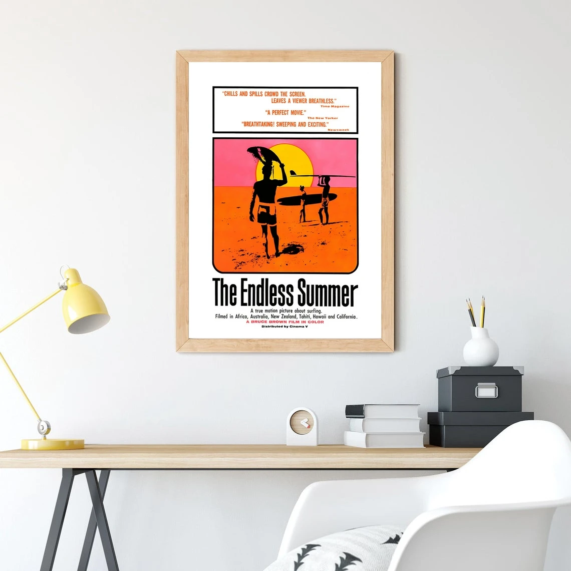 The Endless Summer Movie Poster Decorazione Della Casa Pittura Murale (Senza Cornice)