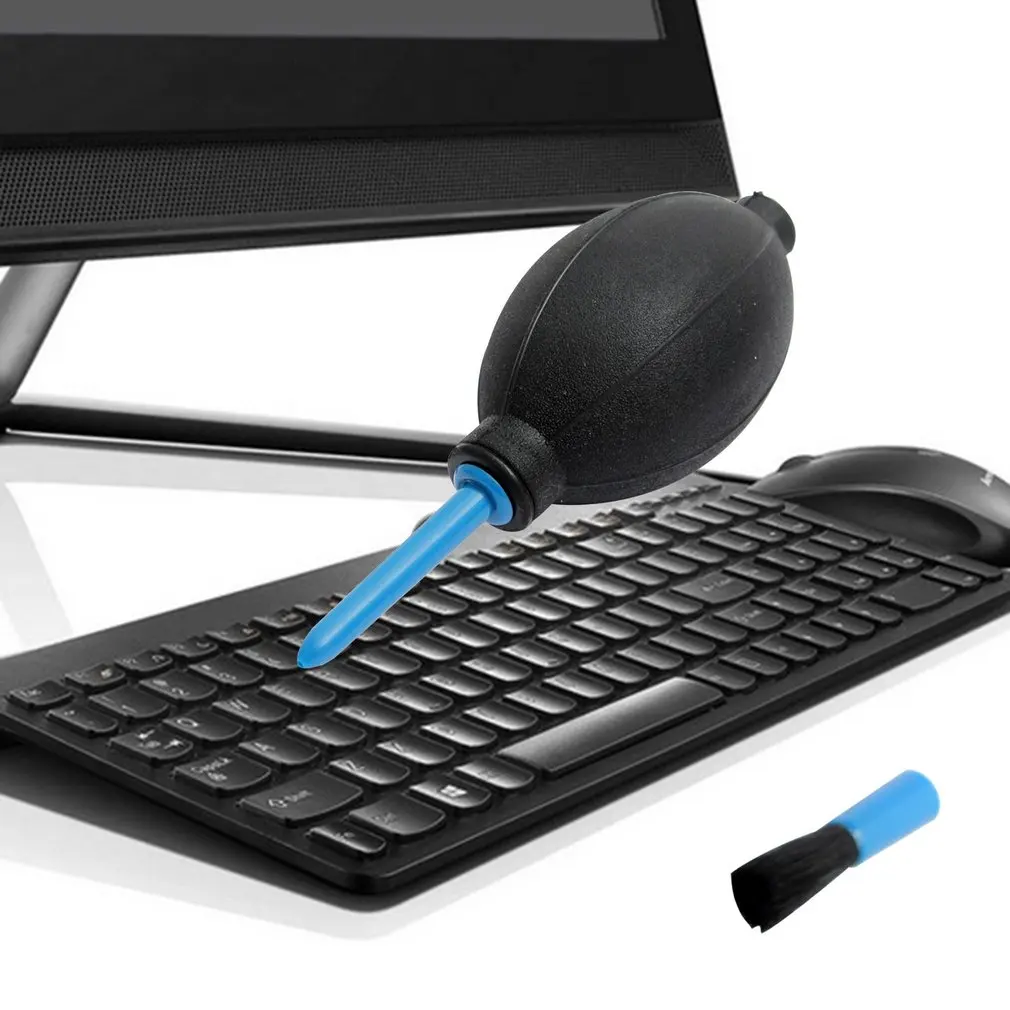 Universal DUST Blower ทำความสะอาดหนัง Air Blower Pomp ฝุ่น telescoop เลนส์ toetsenborden mobiel ทำความสะอาดเครื่องมือ + borstel