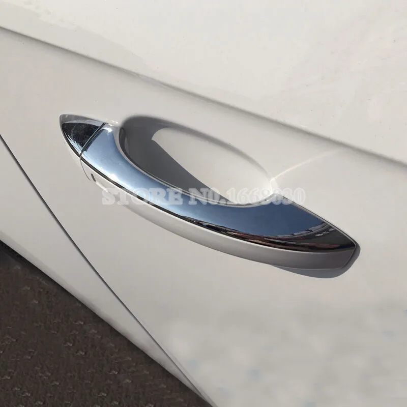 For Audi Q5 8R ABS Chrome Car Door Handle Cover Trim 2009-2015 8pcs Car accesories interior Car decoration