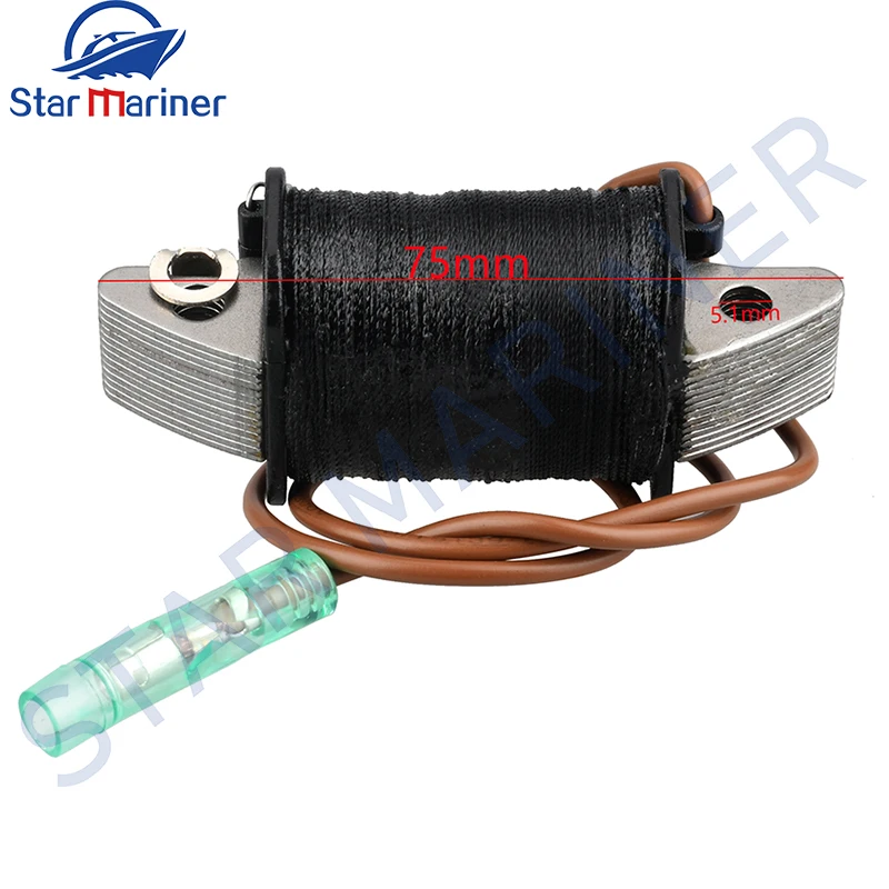 6H3-85520 Charge Coil For YAMAHA Outboard Motor Part 2T Parsun Powertec Seatec HDX 50HP 60HP 70HP E60 P60 6H3-85520-00