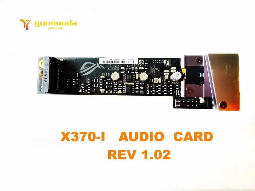 Original for ASUS X370-I  Audio board X370-I   AUDIO  CARD  REV 1.02 tested good free shipping